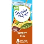 Crystal Light, Powdered Drink Mix, Sweet Tea, 1.56 Oz, 6 count (Pack of 1)