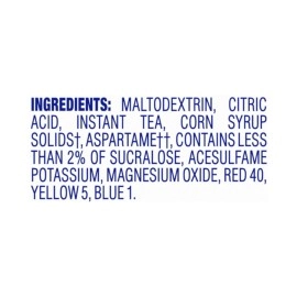 Crystal Light, Powdered Drink Mix, Sweet Tea, 1.56 Oz, 6 count (Pack of 1)