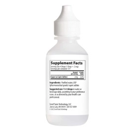 SENSEable Supplements Taste N\' Score Copper Liquid Ionic 100% Pure; 2 mg; 177 Servings