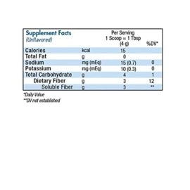 AEE GTTVO Nutrisource 4390097551 Fiber Powder Supplement, 1 Canister