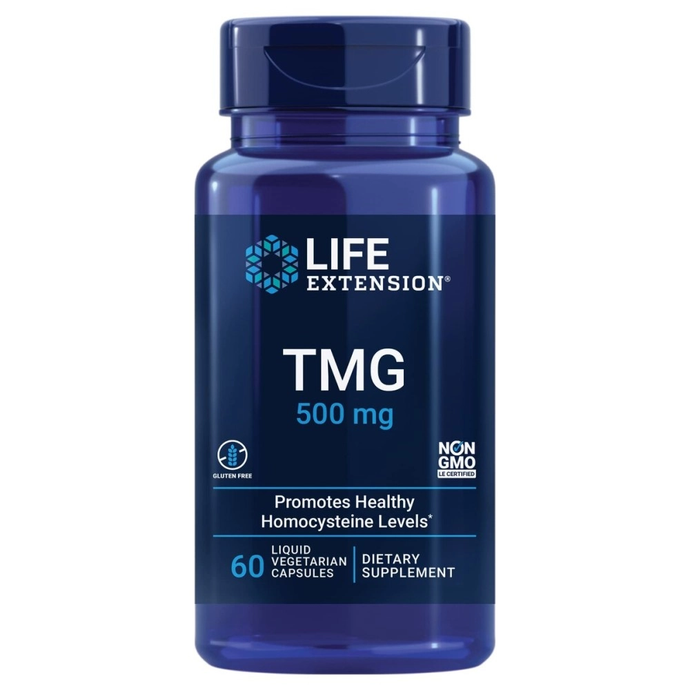 Life Extension Tmg 500 mg (60 Liquid Vegetarian Capsules)