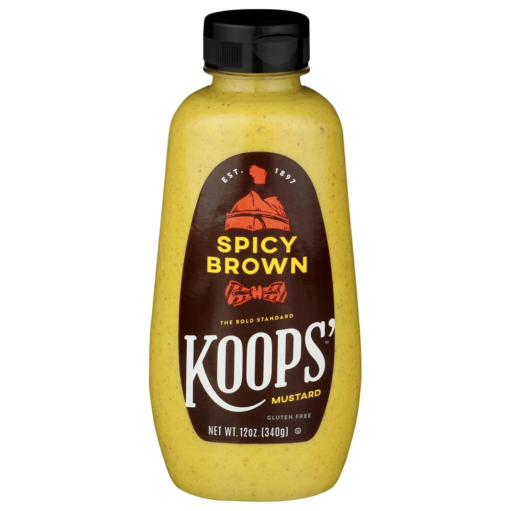 Koops Mustard Sqz Spicy Brown 12 Oz