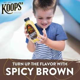 Koops Mustard Sqz Spicy Brown 12 Oz