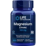 Life Extension Magnesium Citrate (100mg, 100 Capsules, Pack of 2)