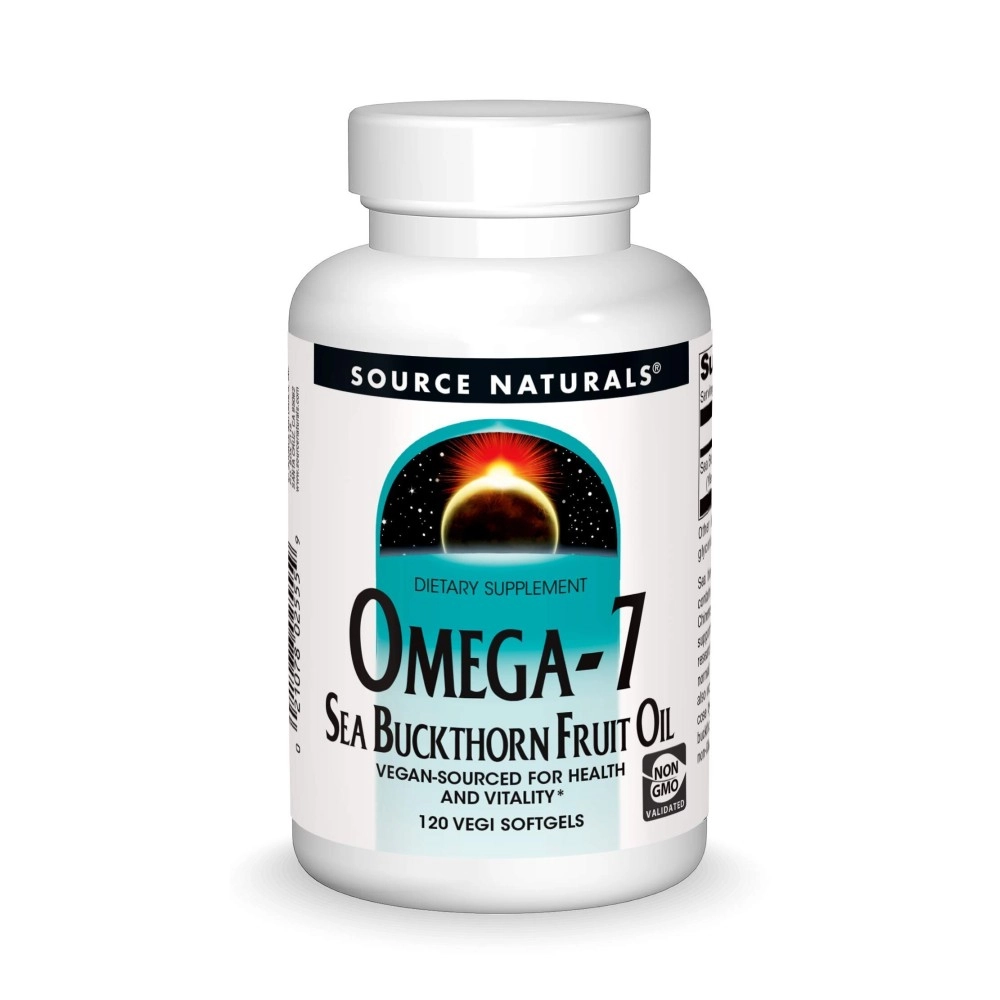 Source Naturals Omega-7 Sea Buckthorn Fruit Oil 120 Softgel