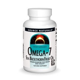 Source Naturals Omega-7 Sea Buckthorn Fruit Oil 120 Softgel