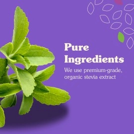 NuNaturals Premium Plant Based Simple Syrup, Sugar-Free, Stevia Sweetened, 16 Ounce