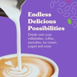 NuNaturals Premium Plant Based Simple Syrup, Sugar-Free, Stevia Sweetened, 16 Ounce