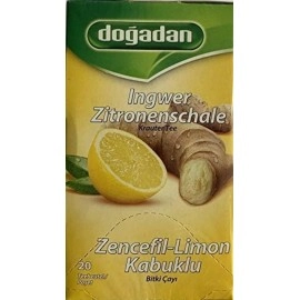 Mixed Herbal Tea with Ginger-lemon Peels 20 Teabags (Pack of 3)