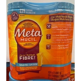 Metamucil, 4 In 1 Multihealth Fiber Powder, Orange Smooth, 1.9 Lbs (861 G)