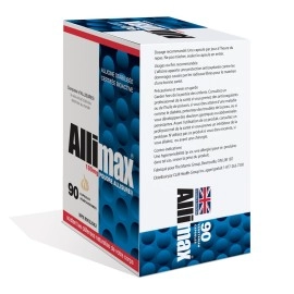 Allimax 180mg 90 Capsules. Supports Your Body\'s Immune Function Through Natural Allicin, a Potent Organosulphur Compound Extracted from Clean and Sustainable Spanish Grown Garlic.