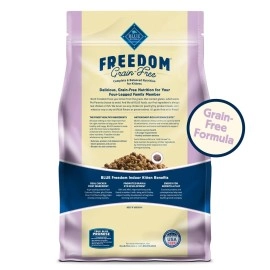 Blue Buffalo Freedom Grain Free Natural Indoor Kitten Dry Cat Food, Chicken 5-lb