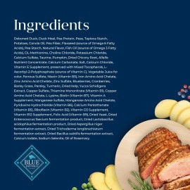 Blue Buffalo Basics Skin & Stomach Care Grain Free, Natural Indoor Adult Dry Cat Food, Duck & Potato 5-lb