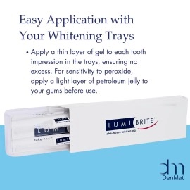 SUPTMAX LumiBrite 32% Take-Home Whitening Gel Refill 4 Syringes 2.5 mL by DENMAT