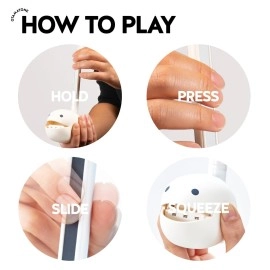 Otamatone English Edition, Japanese Electronic Musical Instrument Synthesizer by Cube/Maywa Denki, White