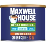Maxwell House The Original Roast Decaf Medium Roast Ground Coffee (22 oz Canister)