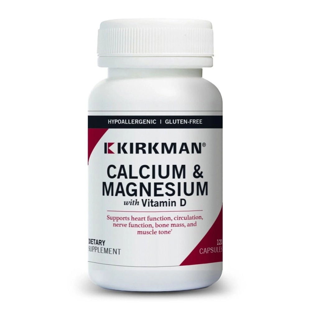 Kirkman Calcium Magnesium Capsules Hypo 120 Count
