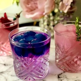 Wild Hibiscus B-Lure Colour Changing Unicorn Cocktails - 100% Natural Colour Changing Flower Extracts - Butterfly Pea Flower 100ml (3.4floz)