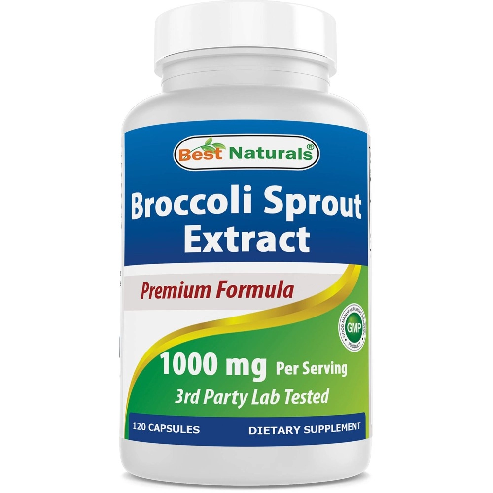 Best Naturals Broccoli Sprouts Extract, 1000 mg, 120 Count