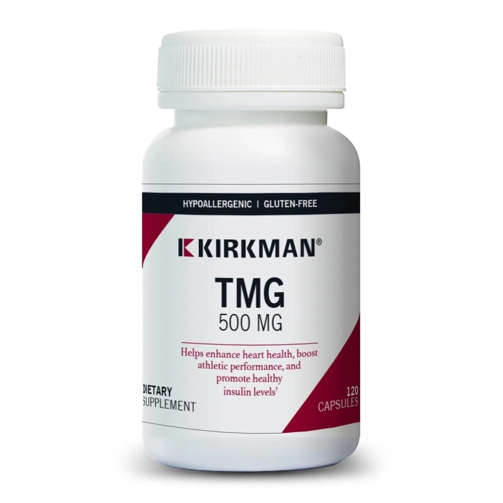 Kirkman Gluten-Free Tmg Hypoallergenic Vegetarian Capsules Trimethylglycine, 120 - 500 Mg
