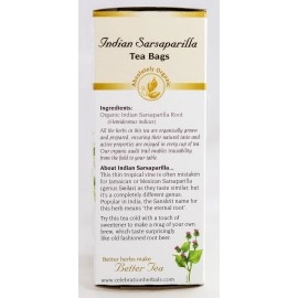 CELEBRATION HERBALS Sarsaparilla Root Organic 24 Bag, 36g/ 1.26 oz