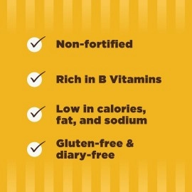 Sari Foods Co Pure Natural Non-Fortified Nutritional Yeast Flakes (8 oz.) Whole Based Protein Powder, Vitamin B Complex, Beta-glucans and All 18 Amino Acids
