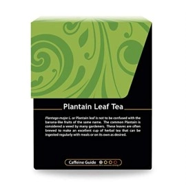 Buddha Teas Organic Plantain Leaf - Kosher, Caffeine-Free, GMO-Free - 18 Bleach-Free Bags
