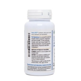 Biomedic Labs RX Serra-RX 260,000 SU Serrapeptase - Enteric Coated Proteolytic Systemic Enzyme, Non-GMO, Gluten Free, Vegan, Supports Sinus, Immune & Lung Health, 60 Veg Capsules