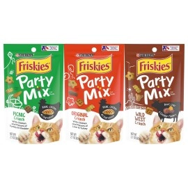 Friskies Cat Treat Party Mix Love Pack
