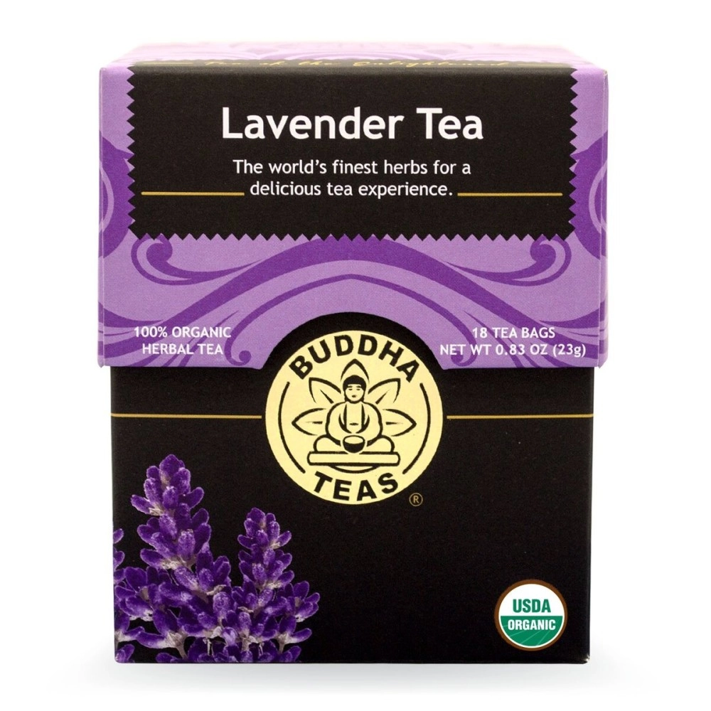 Buddha Teas Lavender Tea, 18 Count (Pack of 6)