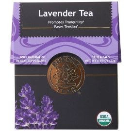 Buddha Teas Lavender Tea, 18 Count (Pack of 6)