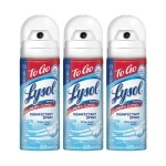 LYSOL TO GO 12 CRISP LINEN (Pack of 3)