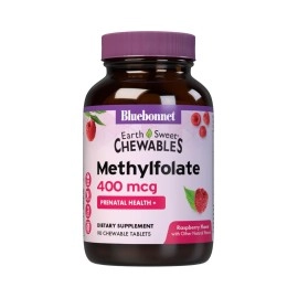 Bluebonnet Nutrition Earthsweet Chewables Methylfolate - 400mcg,90 Chewable