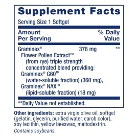 Life Extension Triple Strength ProstaPollen, 30 Softgels