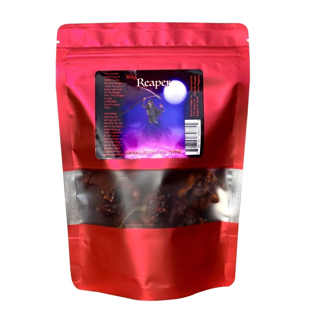 KuPro Wicked Reaper Wicked Tickle Carolina Reaper Chili Peppers World\'s Hottest Dried Spice 10 Pack +2 Free