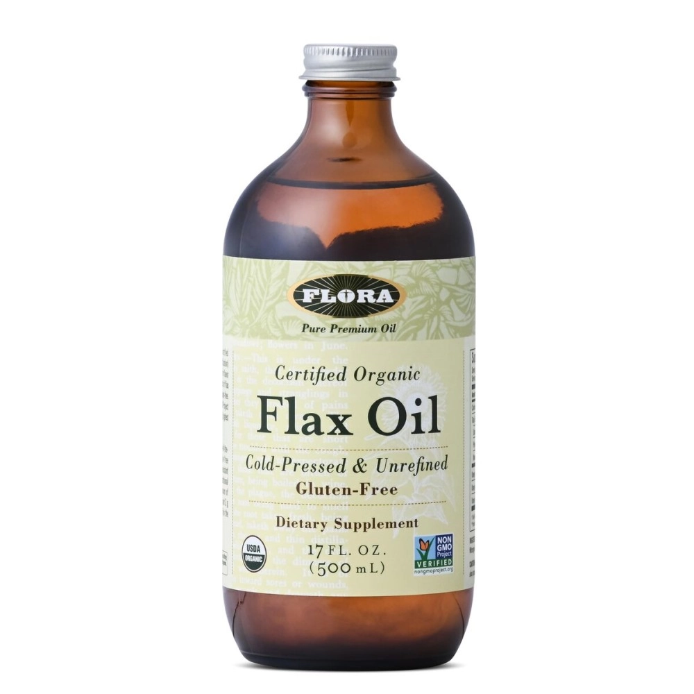 Flora, Certified Organic Flax Oil, 17 fl oz (500 ml)