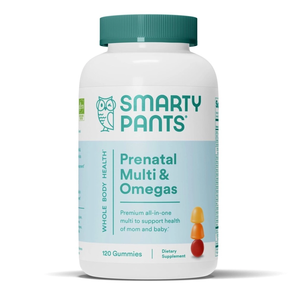 SmartyPants Vitamins Gluten-Free Prenatal Complete Daily Gummy Vitamins (30 Day Supply)- 180 Count