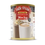 Caffe D\'Vita Sugar Free Mocha Cappuccino Mix - Sugar Free Mocha Mix, Gluten Free, No Cholesterol, No Hydrogenated Oils, No Trans Fat, 99% ine Free, Sugar Free Mocha Powder - 2 Lb Can