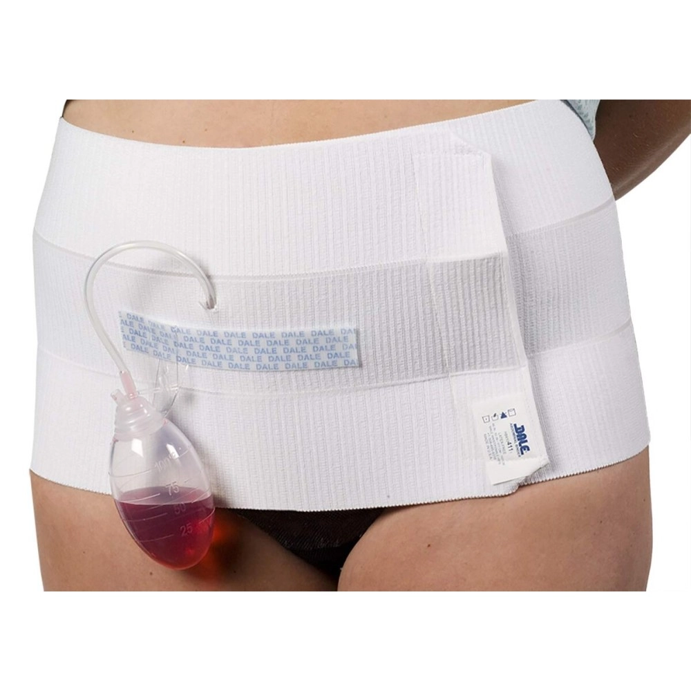 Dale Medical 811 Abdominal Binder, 4 Panel, 12 Wide, Stretches to Fit 46-62
