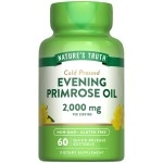 Nature\'s Truth Cold Pressed Evening Primrose Oil 1000 mg Capsules, 60 Count