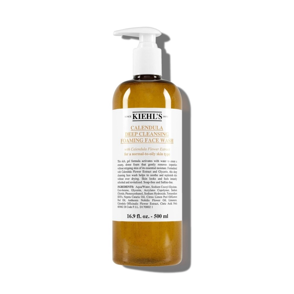Kiehl\'s Calendula Deep Cleansing Foaming Face Wash 500 ml, Pack of 1