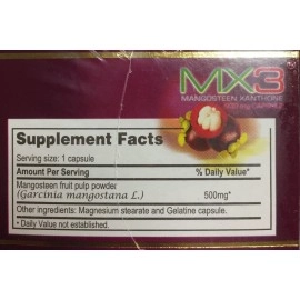 MX3 Capsule (Mangosteen Capsule) 60caps
