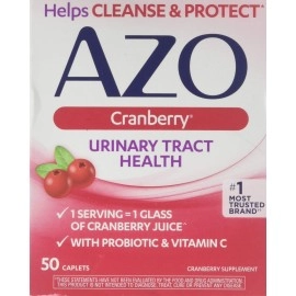 AZO All Natural Concentrated Cranberry Tablets, 50 Count