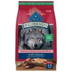 Blue Buffalo Wilderness High Protein, Natural Adult Dry Dog Food, Salmon 4.5-lb