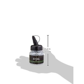 Air Venturi Steel BBS.177 Cal, 5.1 Grains, Zinc Plated, 2,500ct, Chrome, PY-P-1236, .177 Caliber/5.1 Gra