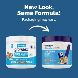 Glandex Gland Soft Chew Treats with Pumpkin for Dogs Chews with Digestive Enzymes, Probiotics Fiber Supplement for Dogs - Vet Recommended - Boot The Scoot - by Vetnique Labs (Peanut Butter, 60ct)