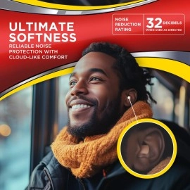 HEAROS Ultimate Softness Series Ear Plugs 28 Pair