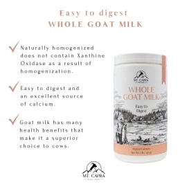 MT. CAPRA SINCE 1928 Products Whole Goat Milk Powder (1 Lb, 152773)
