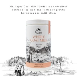 MT. CAPRA SINCE 1928 Products Whole Goat Milk Powder (1 Lb, 152773)
