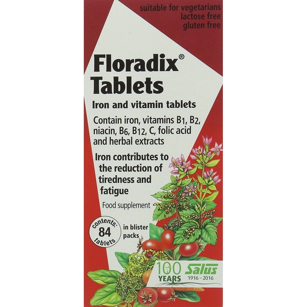 Floradix (2 Pack) - - Iron | 84\'s | 2 PACK BUNDLE